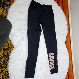 🌜 SAVAGE workout leggings sz S